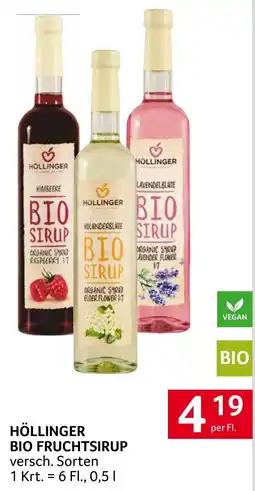 Transgourmet Höllinger bio fruchtsirup Angebot