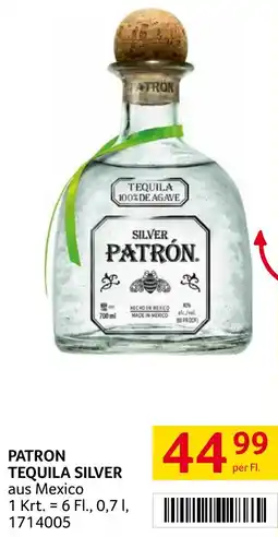 Transgourmet Patron tequila silver Angebot