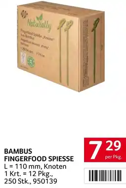 Transgourmet Bambus fingerfood spiesse Angebot