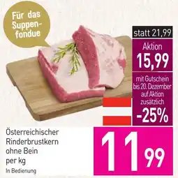 Sutterlüty Österreichischer Rinderbrustkern ohne Bein Angebot