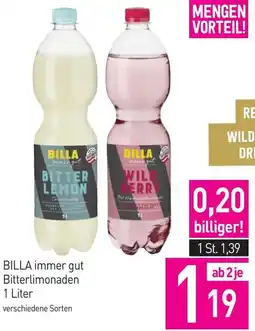 Sutterlüty BILLA immer gut Bitterlimonaden Angebot