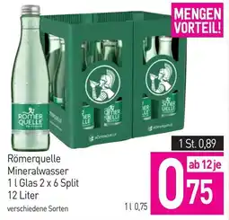 Sutterlüty Römerquelle Mineralwasser Angebot