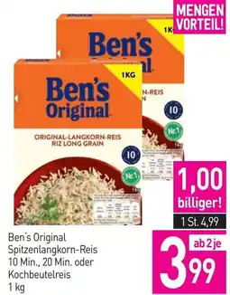 Sutterlüty Ben's Original Spitzenlangkorn-Reis 10 Min., 20 Min. oder Kochbeutelreis Angebot