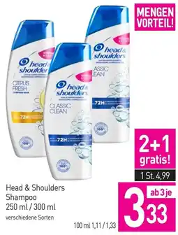 Sutterlüty Head & Shoulders Shampoo Angebot