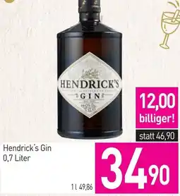 Sutterlüty Hendrick's Gin Angebot