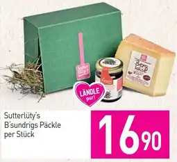 Sutterlüty Sutterlüty's B'sundrigs Päckle Angebot