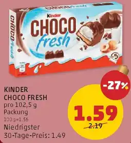 PENNY Kinder choco fresh Angebot