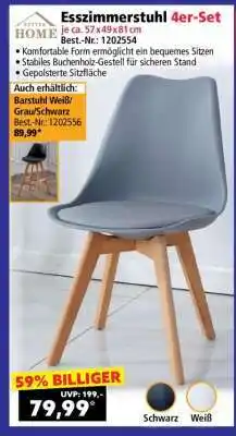 Norma Esszimmerstuhl 4er-Set Angebot