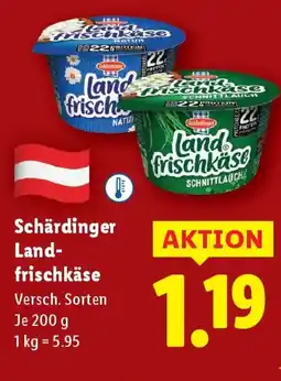 Lidl Schärdinger Land- frischkäse Angebot