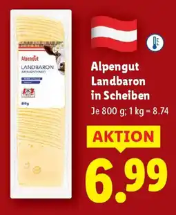 Lidl Alpengut Landbaron in Scheiben Angebot