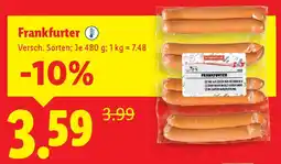 Lidl Frankfurter Angebot