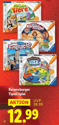 Lidl Ravensburger Tiptoi Spiel Angebot