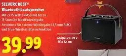 Lidl SILVERCREST Bluetooth Lautsprecher Angebot