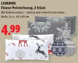 Lidl LIVARNO Fleece-Polsterbezug, 2 Stück Angebot
