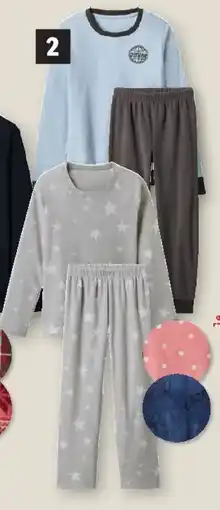 Lidl esmara Kinder/Damen/Herren Fleece-Pyjama Angebot