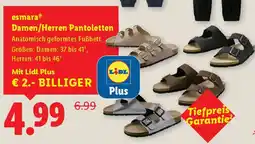Lidl esmara Damen/Herren Pantoletten Angebot