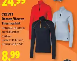 Lidl Crivit damen/herren thermoshirt Angebot