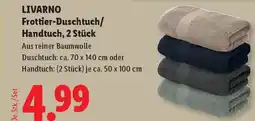 Lidl Livarno frottier-duschtuch handtuch Angebot