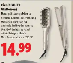 Lidl Cien beauty glätteisen haarglättungsbürste Angebot