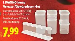 Lidl Livarno home vorrats gewürzdosen set Angebot