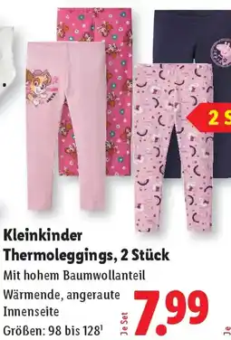 Lidl Kleinkinder thermoleggings, 2 stück Angebot