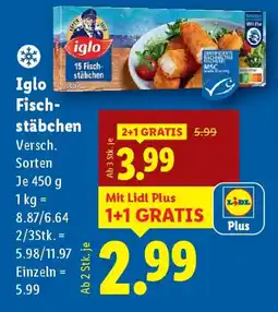 Lidl Iglo fisch stäbchen Angebot
