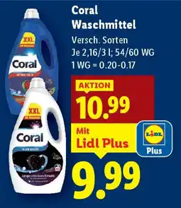 Lidl Coral Waschmittel Angebot