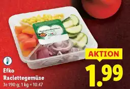 Lidl Efko raclettegemüse Angebot
