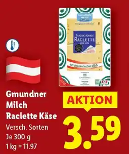 Lidl Gmundner milch raclette käse Angebot