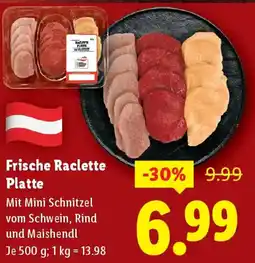 Lidl Frische raclette platte Angebot