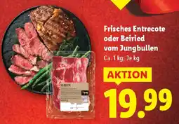 Lidl Frisches entrecote oder beiried vom jungbullen Angebot