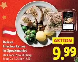 Lidl Deluxe frisches karree im speckmantel Angebot