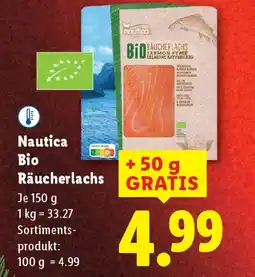 Lidl Nautica bio räucherlachs Angebot