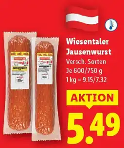 Lidl Wiesentaler Jausenwurst Angebot