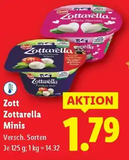 Lidl Zott zottarella minis Angebot
