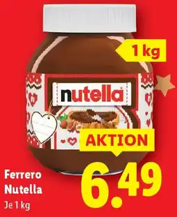 Lidl Ferrero nutella Angebot