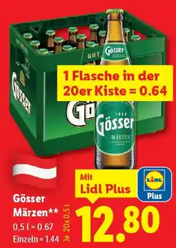 Lidl Gösser Märzen Angebot