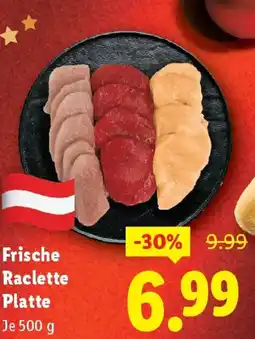 Lidl Frische raclette platte Angebot