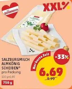 PENNY Salzburgmilch almkönig scheiben Angebot