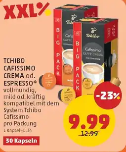 PENNY Tchibo cafissimo crema od. espresso Angebot