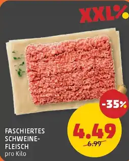 PENNY Faschiertes schweine fleisch Angebot