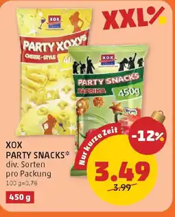 PENNY Xox party snacks Angebot