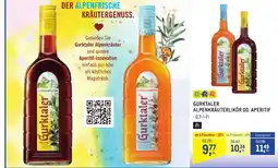 Metro Gurktaler alpenkräuterlikör od. aperitif Angebot