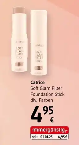 dm Catrice soft glam filter foundation stick div. farben Angebot