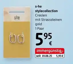 dm s-he stylecollection Creolen Angebot