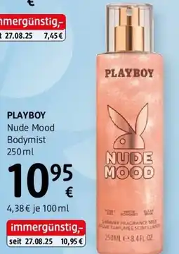 dm PLAYBOY Nude Mood Bodymist Angebot