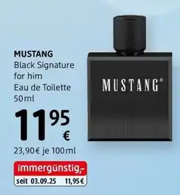 dm MUSTANG Black Signature for him Angebot