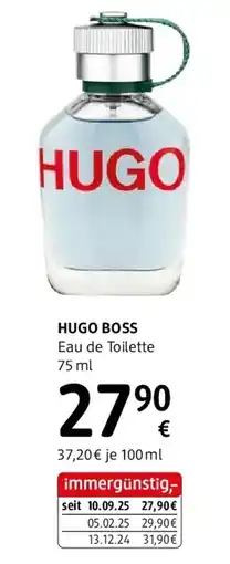 dm HUGO BOSS Eau de Toilette Angebot