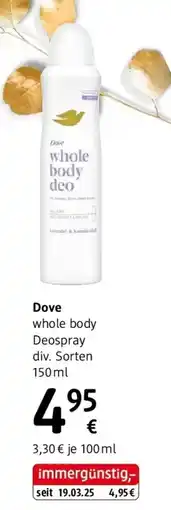dm Dove Angebot