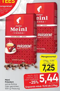 SPAR Gourmet Meinl Präsident Angebot
